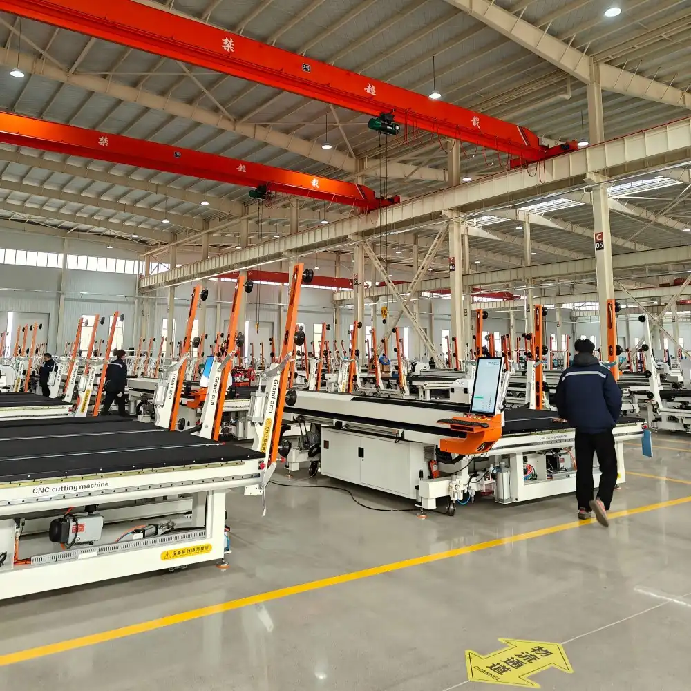 Air Float Glass Loading Table Integration with CNC Cutters
